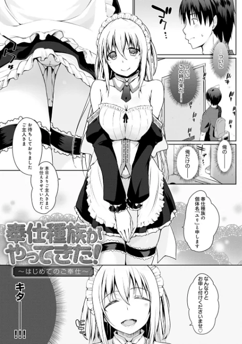 奉仕種族がやってきた！[作]かいづか/〈エロ漫画〉 試し読みサンプル 3ページ目