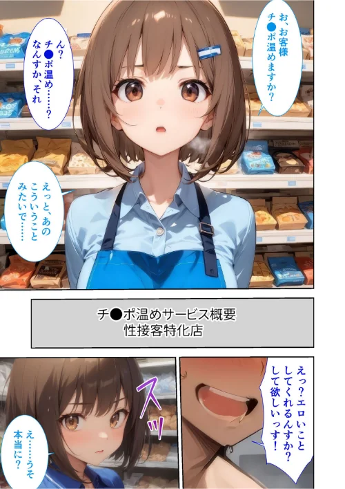 当店限定！セックス￥0サービス 総集編 モザイク版[作]ラビットフット/〈エロ漫画〉 試し読みサンプル 8ページ目