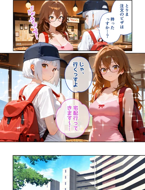 BiXXX Delivery モザイク版[作]我々ぺこり/〈エロ漫画〉 試し読みサンプル 8ページ目