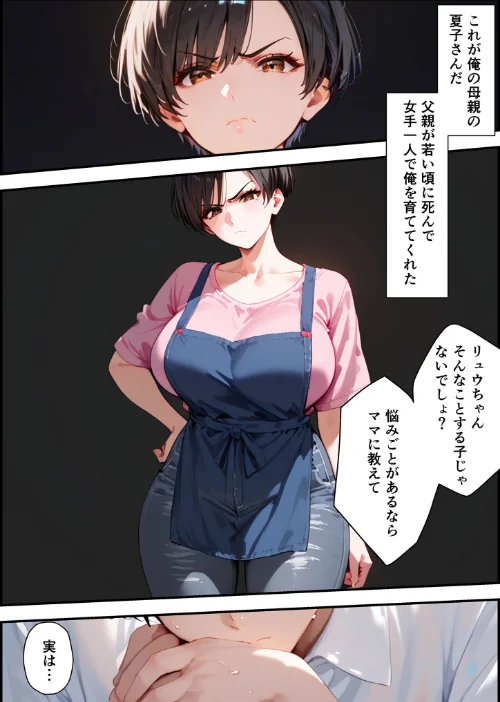 【全2作収録】女手ひとつでボクを育ててくれた自慢の母がボクを守るためにいじめっ子の女になる話 1＆2 モザイク版[作]バベル太郎 あいラビ/〈エロ漫画〉 試し読みサンプル 7ページ目