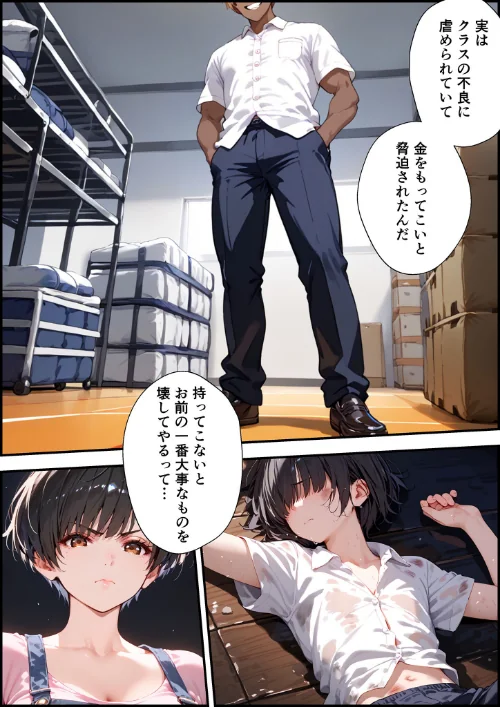 【全2作収録】女手ひとつでボクを育ててくれた自慢の母がボクを守るためにいじめっ子の女になる話 1＆2 モザイク版[作]バベル太郎 あいラビ/〈エロ漫画〉 試し読みサンプル 8ページ目