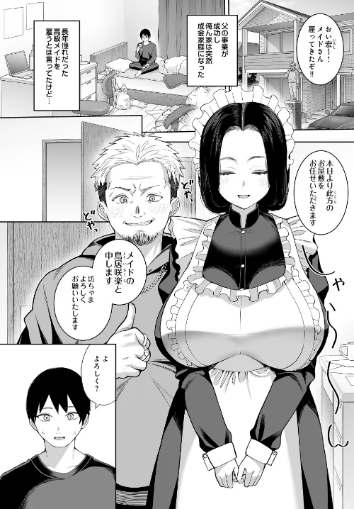 超高級メイドのド下品ご奉仕活動（単話）[作]かゆみ止め/〈エロ漫画〉 試し読みサンプル 2ページ目