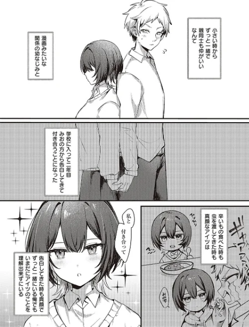無口な幼なじみはキライですか？（単話）[作]乃莉助/〈エロ漫画〉 試し読みサンプル 2ページ目