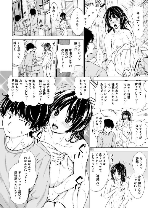 お風呂で妹と秘密の情事（単話）[作]さわななな/〈エロ漫画〉 試し読みサンプル 4ページ目