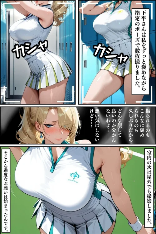 人妻ですが雌でした〜イきたくないのに醜顔アクメ テニスコーチが醜態晒した日〜 モザイク版[作]Uスタス あいラビ/〈エロ漫画〉 試し読みサンプル 11ページ目