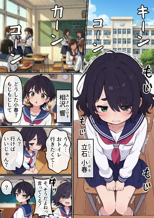 地味なオタク女子にチ〇ポが生えてこれまで縁のなかったSEXにドハマりする【棒消し修正版】[作]浴衣のしのぎ/〈エロ漫画〉 試し読みサンプル 2ページ目