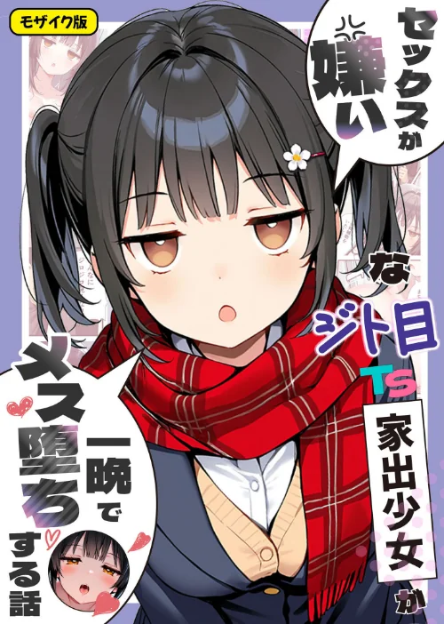 セックスが嫌いなジト目TS家出少女が一晩でメス堕ちする話 モザイク版[作]悪魔ほろほろ あいラビ/〈エロ漫画〉 試し読みサンプル 2ページ目