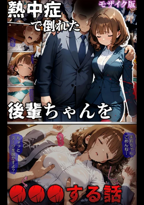 熱中症で倒れた後輩ちゃんを●●●する話 モザイク版[作]ばななメモリアル あいラビ/〈エロ漫画〉 試し読みサンプル 2ページ目