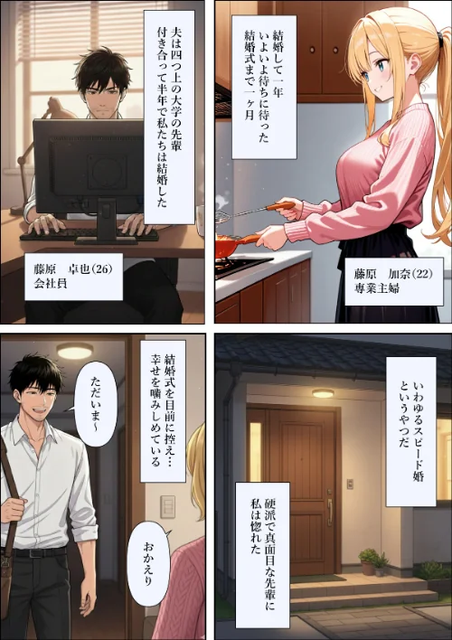 結婚式前夜に…【モザイク版】（単話）[作]憧れ委員会/〈エロ漫画〉 試し読みサンプル 2ページ目
